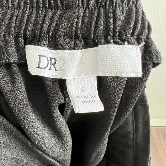 DR2 Daniel Rainn Black Pull On Waist Tie Shorts Women's S High Rise - Picture 4 of 5